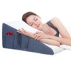 Welzona Wedge Pillow for Sleep, 10inch Bed Wedge Pillow for