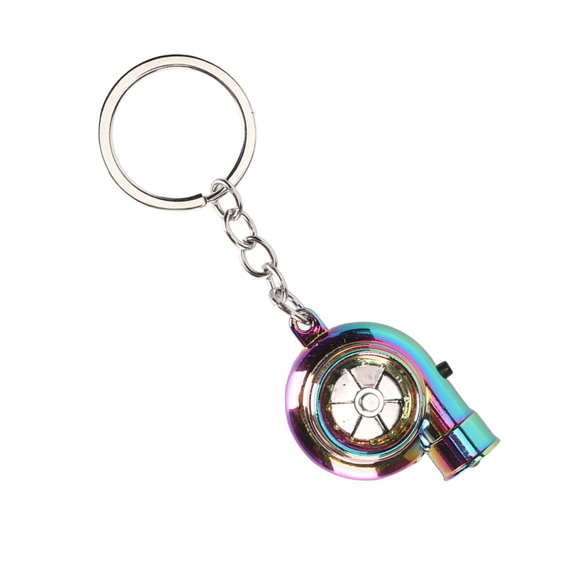 LED Turbo Keychain with Sound and Light Battery Powered Metal
