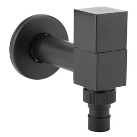 Washing Machine Tap Wall Laundry Cold Water Tap Brass Square Sink Tap (G3/4)