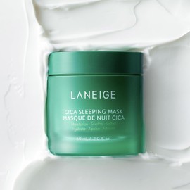 LANEIGE Original Cica Sleeping Mask, Soothing and Moisturising Night Mask, Vegan, 60 ml