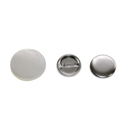 1.25 inch Diameter Round Pin Buttons - for Badge A Minit, TECRE and Other Machines - 100 Pack Generic Compatible - 32 mm