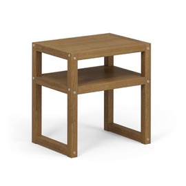 P'Kolino Wood Night Stand Side Table - FSC Certified Solid Pine Wood - Natural or Natural Oak (Natural Oak)