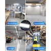 THECHAM IP66 Waterproof 45W LED Shop Lights, 5400LM 6000K Daylight