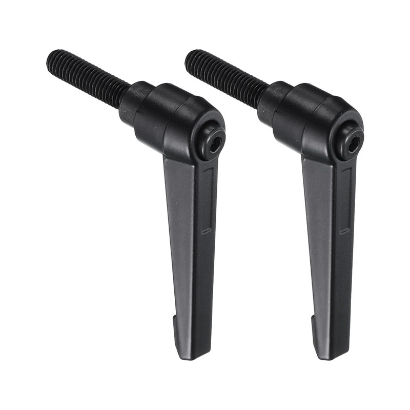 sourcing map 2pcs Lever Adjustable Handles M8 x 25mm Metric