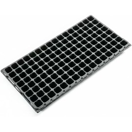 Almencla Bandeja de Semilleros con Optimizado de Drenaje y Separación de Material Reutilizable Ligera y Indicada para Jardinería en Casa Viveros Familiar, 120G, 128 Orificios