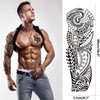 Aresvns Temporary Tattoos for Men and Women (L19“xW7”), Full Arm