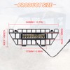 CPOWACE Front Mesh Grille with LED Light Bar Compatible with