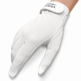Caddy Classic Ladies Golf Glove Women | Various Stylish Mesh Design for High Breathability | Womens Golf Gloves Left Hand & Right Hand | Premium Leather Construction for Comfortable Fit