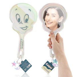 Casper Hand-held Makeup Mirror Lightweight Design  Adorable For Magical Beauty Sessions Cute And Convenient With Aesthetic Elegance Shape