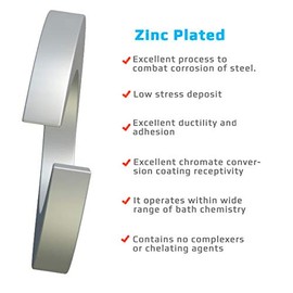 Spring Washers M8, Split Ring, Grower Brake, Spring Galvanised Steel, Square Cross Section Washer, Single Spool, Sealing Ring for Bolts / Screws 8 mm DIN 127 (Pack of 50)