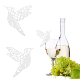 GOTOTOP Tarjetas con Forma de Pájaro para Boda, 50 Piezas, Decoración de Mesa, Taza Hueca, Nombre de Invitado