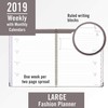 AT-A-GLANCE 2019 Weekly & Monthly Planner, 8-1/2" x 11", Large,