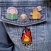 Kolorspun Campfire Nature Enamel Lapel Pin