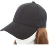 SEGO Baseball Cap with Hair Extensions for Women Heat Resistant