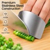 2 Pack Stainless Steel Finger Guard for Kitchen Use –