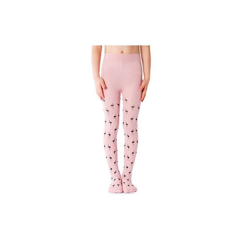 NOQ Children's Thin Tights with Beautiful Print Girls Patterned 40