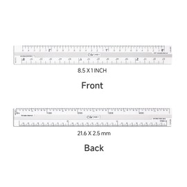 CYA Clear Scale Ruler Maptool 1:24,000 Scale Map Reading Professional Protractor Accurate Learning for Poltting Utm, USNG, Mgrs Coordinates