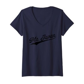Womens Mr. Japan V-Neck T-Shirt