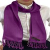 CJ Apparel Purple Men's Nepalese Solid Colour Design Fashion Scarf