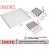 Surpahs 20.5 x 15.5 Inch Roll-Up Dish Drying Rack, Fits