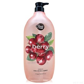 Aekyung 샤워메이트 바디워시 1200ml 크렌베리 1개 Shower Mate Body Wash 1200ml Cranberry 1 unit