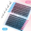 EIWH DIY Lash Extension Kit Volume Lash Clusters 30D+40D D
