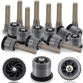 SprinklerHead17AN 10 PCS 17AN Variable Arc Sprinkler Nozzles, Full Circle 360° Rotation, Replacement for Pop-Up Sprinklers Compatible with Rainbird, Ideal for Garden and Lawn Watering