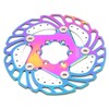Mountain Bike TitaniumPlated Cooling Disc Brake Rotor 6 Nails Cycling