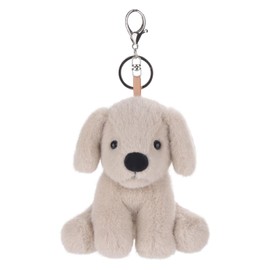 Apricot Lamb Cute Toys Plush Labrador Puppy Stuffed Animal Soft Keychain for Child Bag, Purse, Backpack, Handbag (Brown Labrador，4.7 Inches)