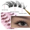 10 Paar Half Lashes Cat Eye,Wimpern Extensions Künstliche Wimpern Cluster
