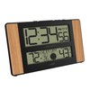 La Crosse Technology Atomic Digital Clock with Outdoor Temperature, Wood