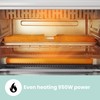 COMFEE' Countertop Oven, Small Toaster Oven Combo 4 slice, Mini