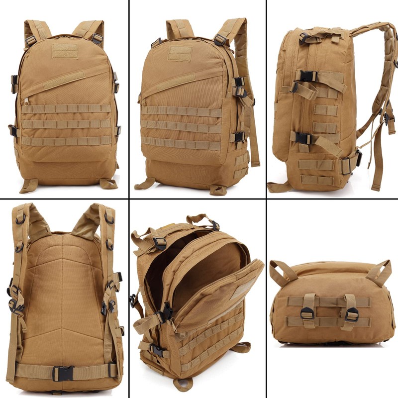 40L Camping Hiking Backpacks Camouflage Tactical Backpack Molle Rucksacks for