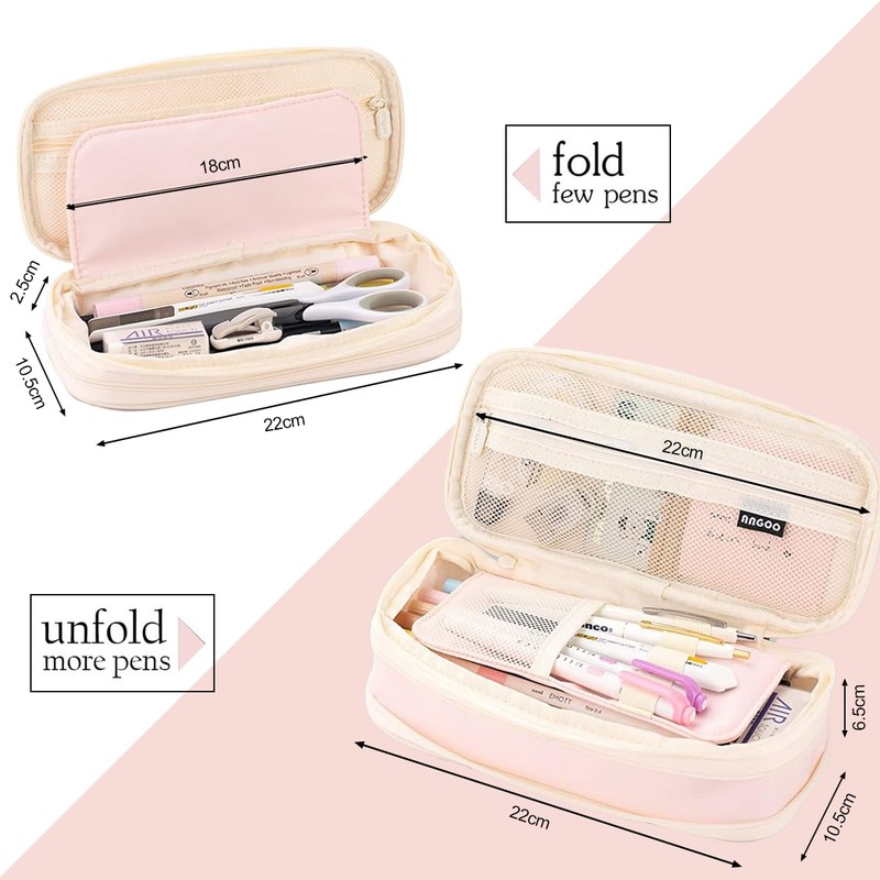 Pencil Case Girls Pencil Case Large Capacity Teenager Case Pens