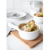 LE TAUCI Soup Bowls with Handle, 15 Oz Ceramic French