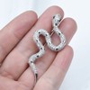 VVCome Crystal Snake Brooch Pin Vintage Suit Accessory Metal Serpent