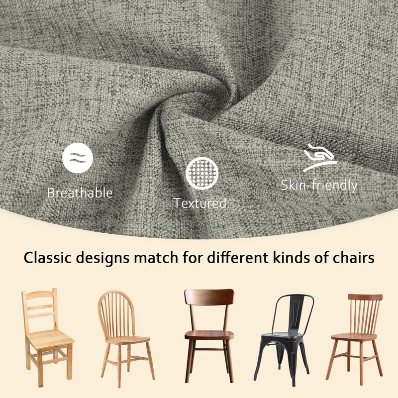 ELFJOY Chair Cushions for Dining Chairs Set of 4 Kitchen