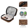 Leopard Pattern Weekly Pill Organizer, Pill Cases Bag Portable Pill