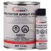 Carworx Polyester Spray Spray Filler, 1.5 kg (52.91 oz), Grey