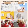 Mini Printer with 1 Roll of Stickers – Portable Bluetooth