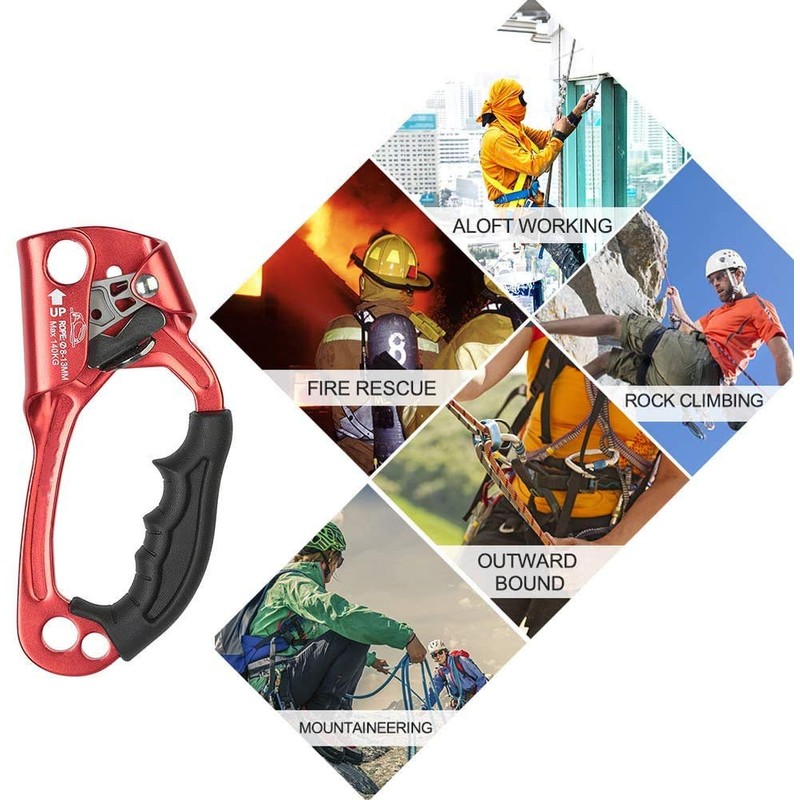 SZCQ SRT Climbing Equipment Hand Ascender Light Alloy Mountaineering Rock