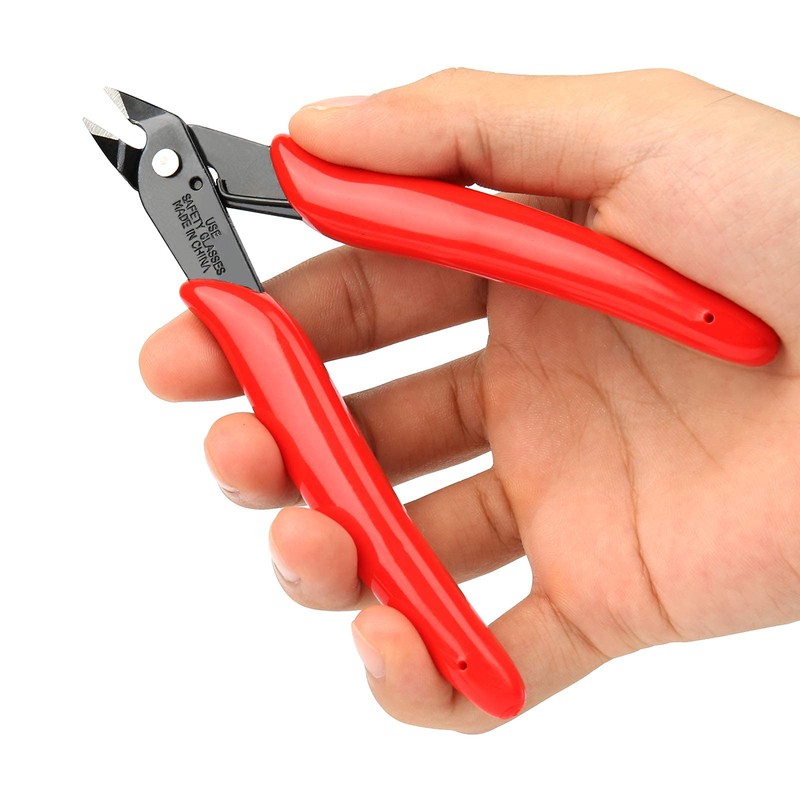 BOENFU Cable Tie Flush Cutter Small Wire Cutters 5 Inch