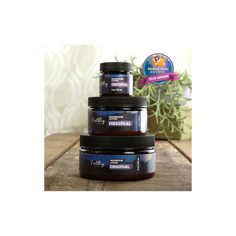 Earthley Wellness, Good Night Lotion, loción de magnesio, aceite de