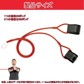 トレーニングチューブ レジスタンスバンド 筋トレ ストレッチバンド 高弾性トレーニングチューブセット ゴムチューブ チューブ 室内練習 (レッド)