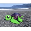 Sea Turtle - 3D Printed, Articulated Fidget (Pink/Blue (Small))
