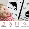 Mini Whiteboard Piccola Lavagna Bianca Pieghevole Taccuino Riutilizzabile