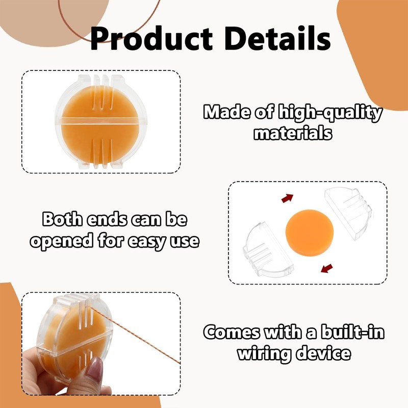 2Pcs Beeswax for Thread,Beeswax Thread Conditioner,Thread Wax,Wax Thread,Beeswax Block,Bees Wax