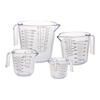 Gucass Set of 4 Measuring Cups Set, Plastic Measuring Cups