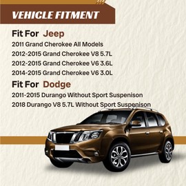 Chassora K750578 K750579 2PC Front Stabilizer Sway Bar End Link Fit for Dodge 2011 2012 2013 2014 2015 2018 Durango, for Jeep 2011-2015 Grand Cherokee