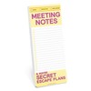 Knock Knock 1-Count Meeting Notes Make-A-List Pad - Office Agenda